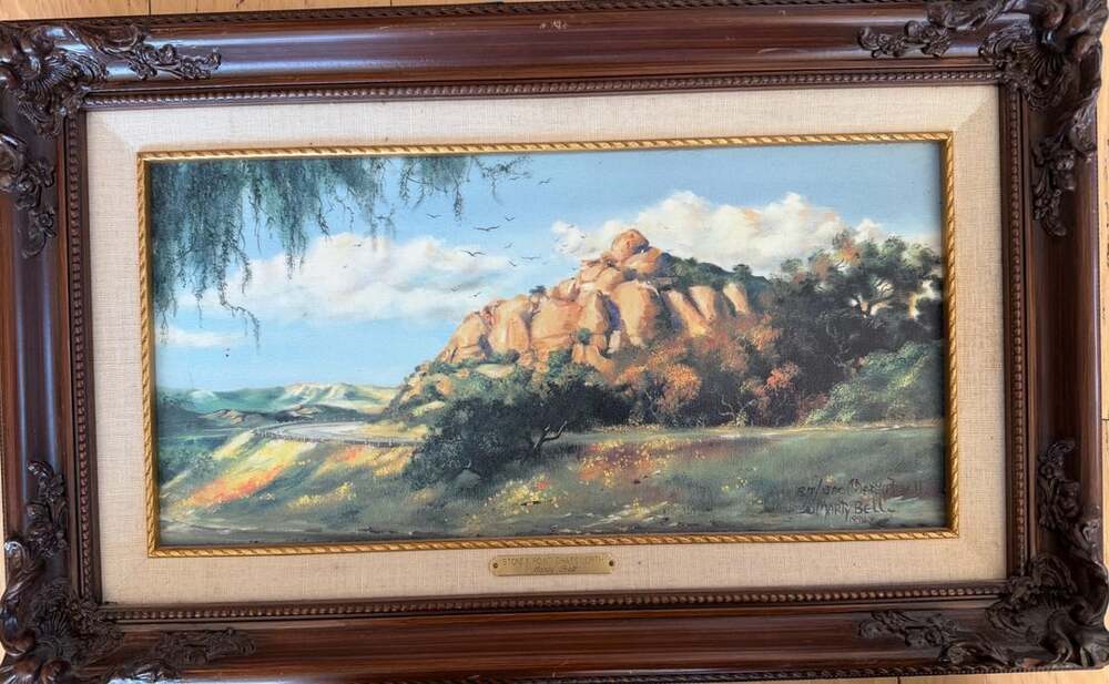 Marty Bell Stoney Point Chatsworth Canvas Transfer Print Framed Art